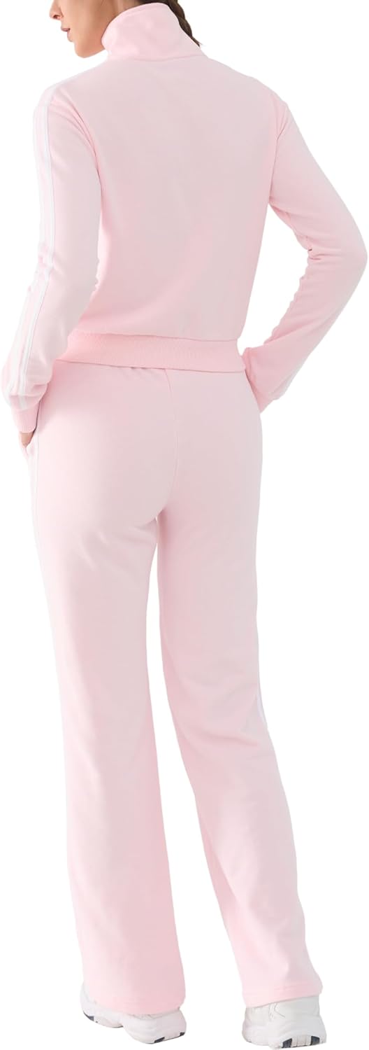 Track Suits for Women Set 2 Piece Spring Lounge Outfits Zip Up Sweatshirt & Sweatpants with Pocket Jogger Sweatsuits - Image 2